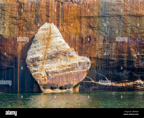 Pictured Rocks National Lakeshore on Lake Superior on the Upper ...