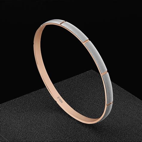 Jewelove™ Bangles & Bracelets Men of Platinum | Rose Gold Fusion ...