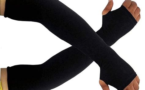 DIGITAL SHOPEE Unisex UV and Dust Pollution Protection Hand Socks with ...