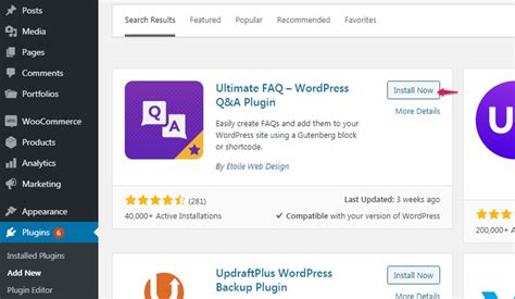 Image result for How to Add FAQ in WordPress
