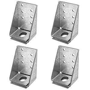 4 Pcs Light Gauge Holdown for Steel Tension Tie Light Duty Bolted ...