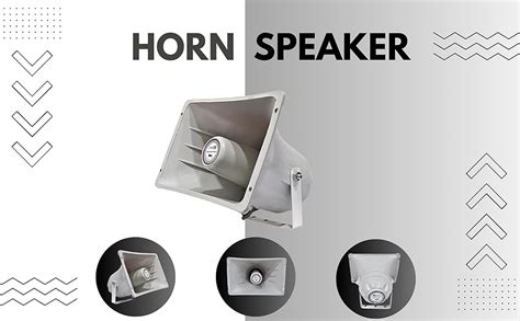 DaBeatz 6 Inch Indoor/Outdoor 20-Watt PA Horn Speaker: Amplify Your ...