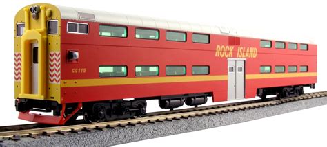 Buy Kato USA Model Train Products Pullman Rock Island #CC115 Bi-Level 4 ...