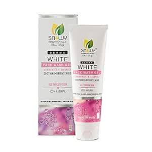 SNOWY Derma White Face Wash Gel With Chamomile and Licorice for Skin ...