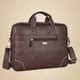 veneer Urban Black Laptop Briefcase – 15.6" Water-Resistant Leather ...