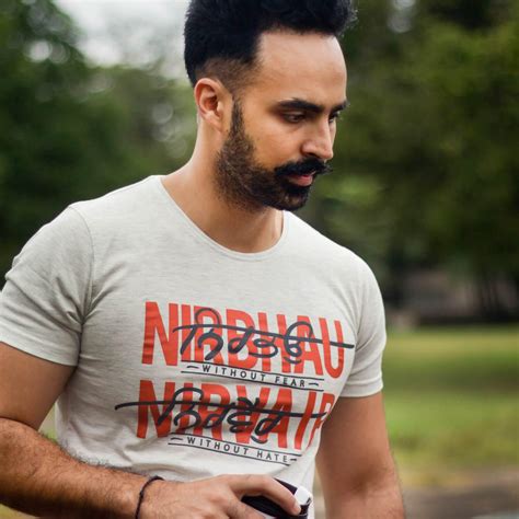 Nirbhau Nirvair - White Melange Punjabi T-Shirt – Raahi