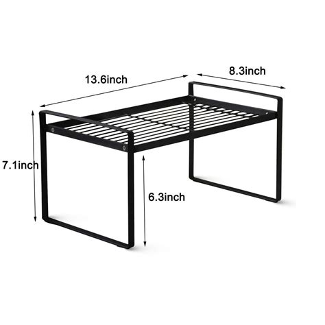 Stackable Kitchen Cabinet Counter Shelf Organizer | Pantry Bedroom ...