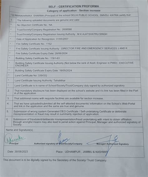 CBSE Mandatory Public Disclosures - DPS, Katra