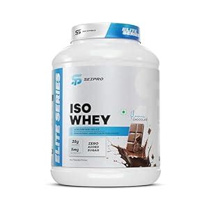 Sezpro Nutrition Iso Whey Protein Isolate Powder | 28g Protein | 5mg ...
