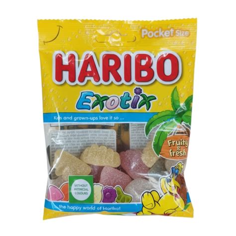 HARIBO Exotix 80g | Excaliburshop