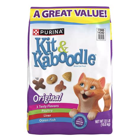 Kit & Kaboodle Purina Dry Cat Food - Original Poultry, Liver and Ocean ...