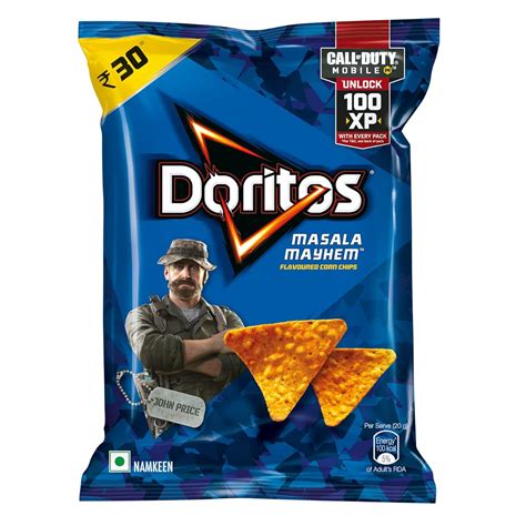 Doritos Nacho Chips 66g, Masala Mayhem flavour, Crunchy Crispy Chips ...