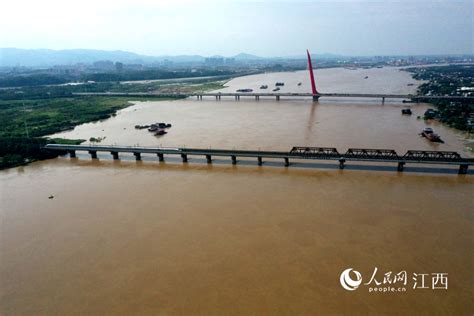 江西赣江出现今年最高水位_图片_新闻_中国政府网