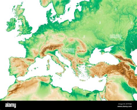 Map Of Mediterranean And Middle East