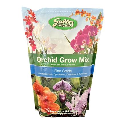 Gubler Orchid Grow Mix- Fine Grade 4-Quart Potting Soil Mix in the Soil ...