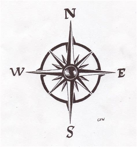 Simple Compass Drawing at PaintingValley.com | Explore collection of ...