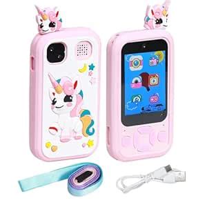 PN AVAN Kids Toy Smartphone, White/Pink Unicorn Camera Toy for Boys ...