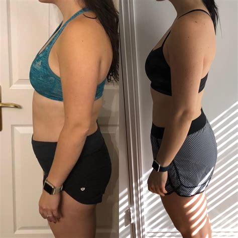 The difference 10lbs can make! 5’4. 157lbs vs 147lbs. Progress photos ...