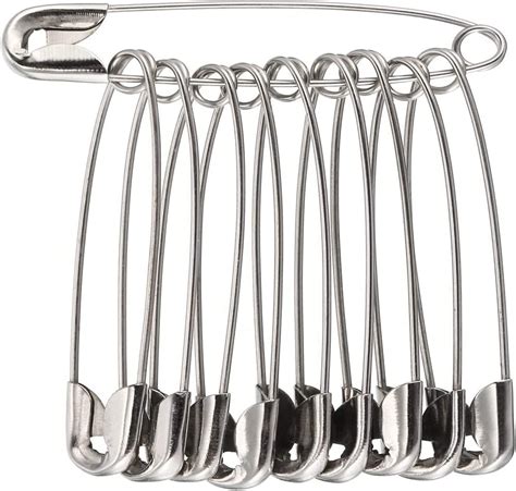 30 Pack Extra Large 3" Safety Pins - Walmart.com