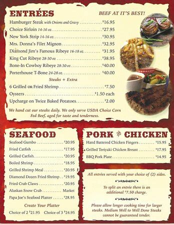 DIAMOND JIM'S & MS DONNA'S, Livingston - Restaurant Reviews, Phone ...