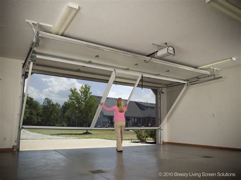 Garage Screen System - Lifestyle Garage Screen Door contains a ...