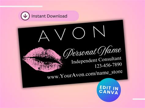 Free Printable Avon Business Cards | All FREE Printables