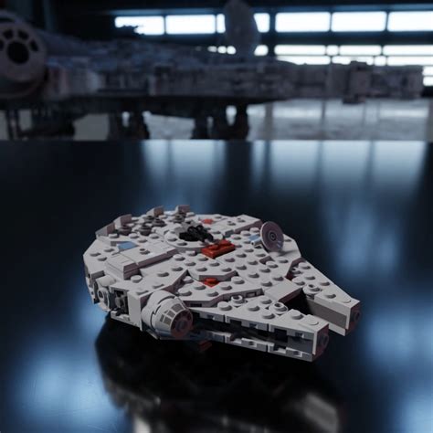 Two great Millennium Falcon models animated together : r/DigitalLego