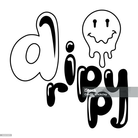 Drippy Emoji Stock Illustration - Download Image Now - Alphabet, Emoji, Illustration - iStock