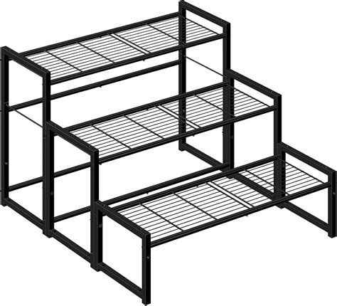 Simple Trending 3 Tier Metal Plant Stand Outdoor Indoor Waterproof ...