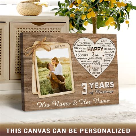 3rd wedding anniversary gifts 60 photos - Astyledwedding.com