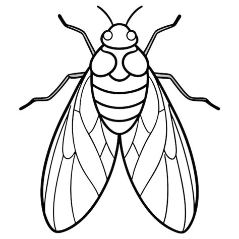 Leafhopper insect flat vector illustration on white background ...