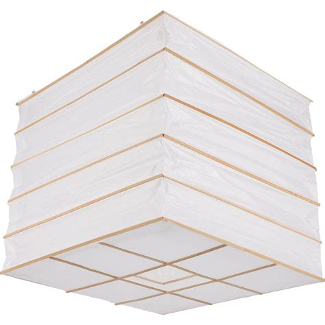 Rectangular Plastic Japanese Lanterns Club Pack Of 24 Yellow Square