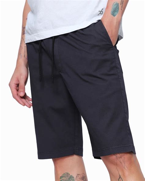 Buy Men's Black Over Dyed Shorts Online at Bewakoof