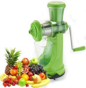 NIPTRON Plastic Manual Fruits and Vegetables juicer with Steel Handle ...