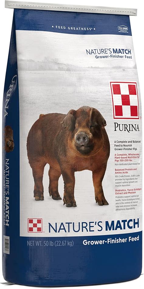 Buy Purina Nature's Match Pig Feed | 50lb Bag at Ubuy India