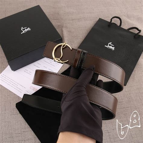 Louboutin Belt 35mm lb (1)-Accessory丨YG