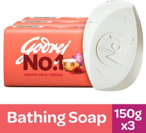 Godrej No.1 Kesar and Milk Cream Bath Soap - Price in India, Buy Godrej ...