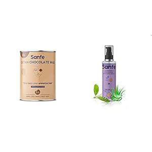 Sanfe Detan Chocolate Wax for Smooth Hair Removal - 600gm with ...