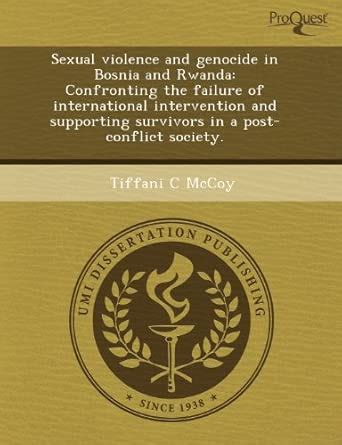 Buy Sexual Violence and Genocide in Bosnia and Rwanda: Confronting the ...