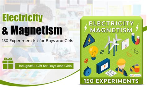 Buy Kit4Curious Electricity and Magnetism 150 Experiment kit for Boys ...