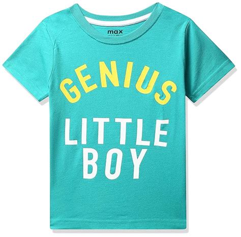 Buy Max Boy's Regular T-Shirt at Amazon.in