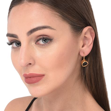 Smoky Quartz Hook Earring – Amaltaas