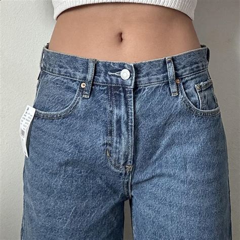 pacsun low rise baggy flared jeans brand: pacsun... - Depop