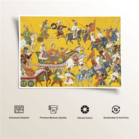 King Dasarataha Ramayana Painting: Buy Classical Indian Miniature ...