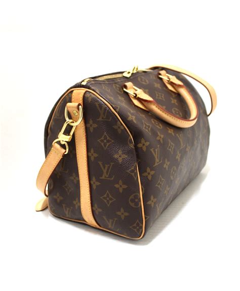 Authentic Louis Vuitton Classic Monogram Speedy 30 Bandouliere Bag ...