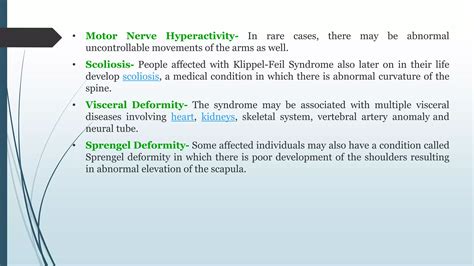 Klippel feil syndrome | PPTX