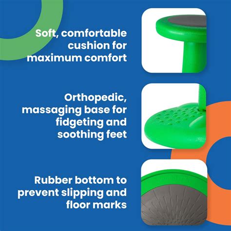 Snapklik.com : ActiveChairs Kids Wobble Stool, Flexible Classroom Seating Improves Focus ...