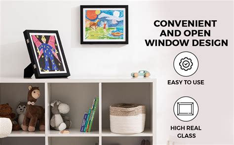 HASTHIP® Kids Artwork Frames Changeable - 8.3x11.8 inches Kids Art ...