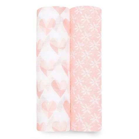 aden anais Swaddles Cotton Muslin Baby Blankets (2 Count) - Walmart.com