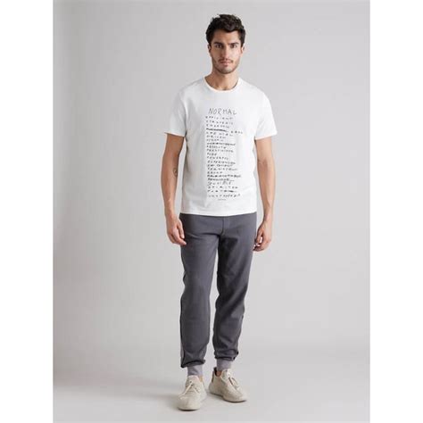 White Graphic Print Short Sleeve T-Shirt | Celio